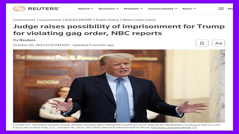 NYC Judge Wants to Put President Trump in Prison - 4/24/2024