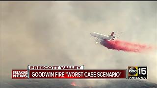 Goodwin Fire quadruples in size, now at 18,000 acres burned