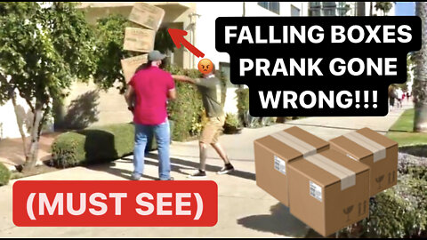 FALLING BOXES PRANK GONE WRONG | MUST SEE PRANK