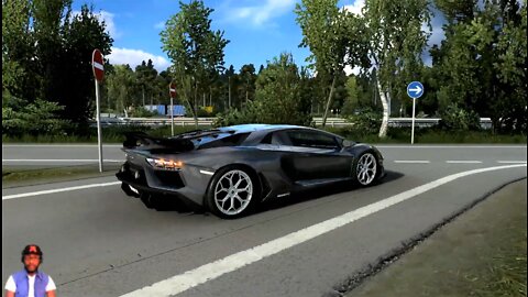 Lamborghini Aventador Leaving Restaurant - GamePlay