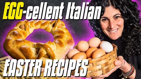 3 EGG-cellent Italian EASTER Recipes | How to Make Stuffed Eggs, Torta Pasqualina & Easter Cookies