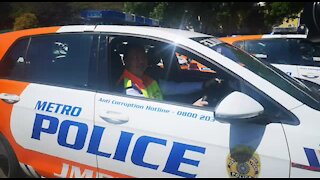 SOUTH AFRICA - Johannesburg - JMPD receives 40 new special patrol vehicles (Video) (4UQ)