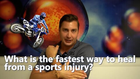 What is the fastest way to heal from a sports injury?