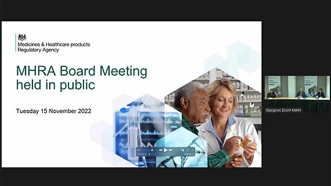 MHRA Board Meeting November 22