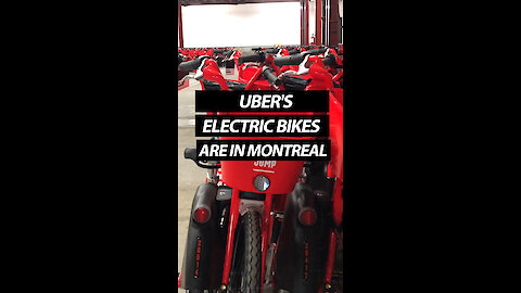 Uber's Electric Bikes Are In Montreal