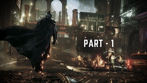 Batman Arkham Knight PS5 Gameplay| Unleash Your Inner Dark Knight in Stunning HD! | PART - 1