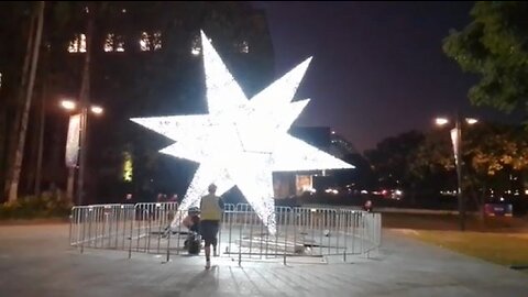 Thoughts on war between Cabal and patriots from Circular Quay in lead-up to Vivid Festival