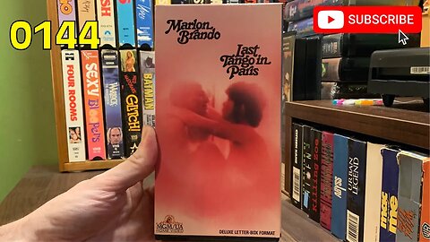 [0144] LAST TANGO IN PARIS (1972) VHS [INSPECT] [#lasttangoinparis #lasttangoinparisVHS]