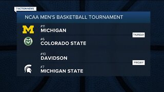 NCAA Tournament: Michigan to face Colorado State, Michigan State to face Davidson