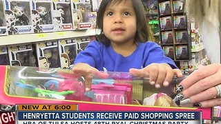 Ryal students receive early holiday gifts thanks to HBA of Tulsa