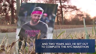 Virginia man loses sight, gains strength to run New York City Marathon