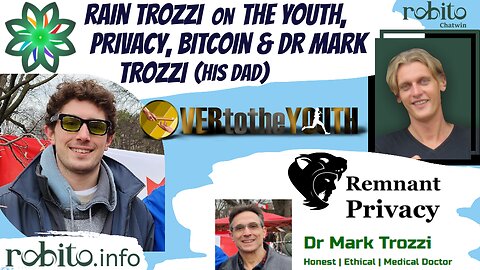 Rain Trozzi on the youth, privacy, Bitcoin & Dr Mark Trozzi (his dad)