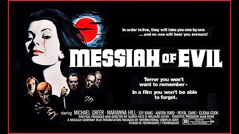 Messiah of Evil (1973) Cult Classic Horror Film Starring Marianna HIll & Michael Greer