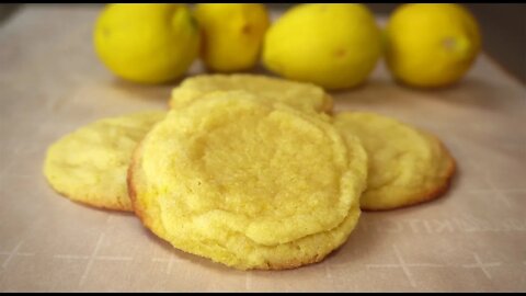 Chewy Lemon Sugar Cookies Recipe