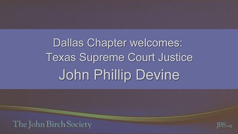Dallas John Birch Society February 2023 General Business Meeting