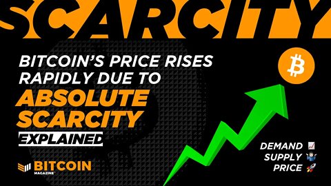 Bitcoin's Price Rises Rapidly Due to Absolute Scarcity - EXPLAINED