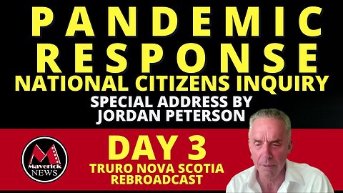 National Citizens Inquiry Truro Day 3: Rebroadcast with Live Chat