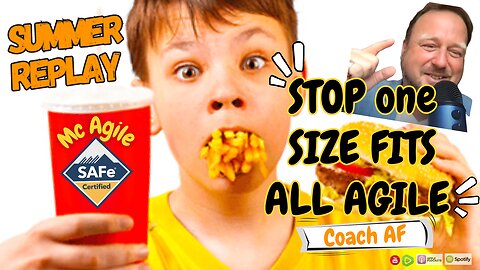 STOP McAgile: One Size Fit Me AGILE Consulting Combo!
