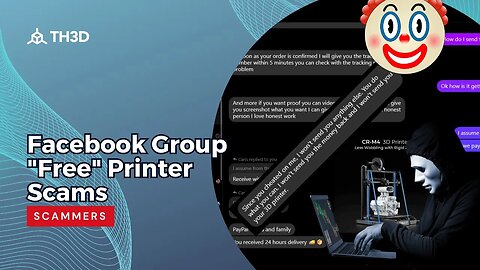 Facebook Group "Free" Printer Scams