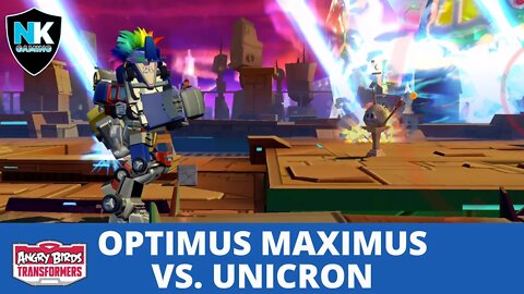 Angry Birds Transformers 2.0 - Optimus Maximus vs. Unicron