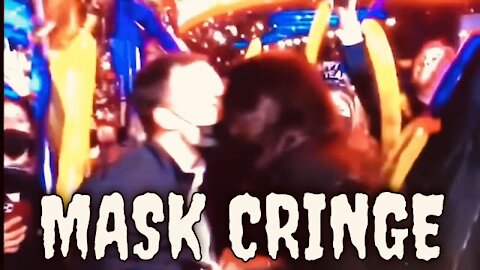 CRINGE Mask Kissing after Marriage Proposal on New Years Eve 😱