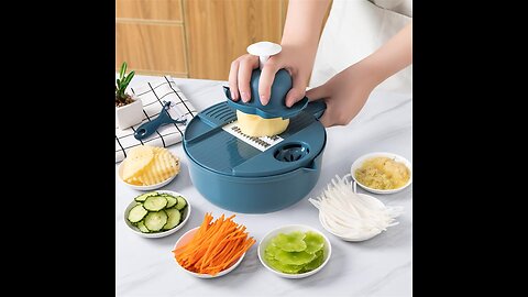 Kitchen Multi-function Nine-in-one All-vegetable Chopper