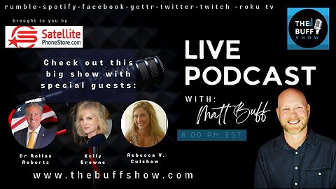 Presidential. LIVE Matt Buff Show 3-22-23