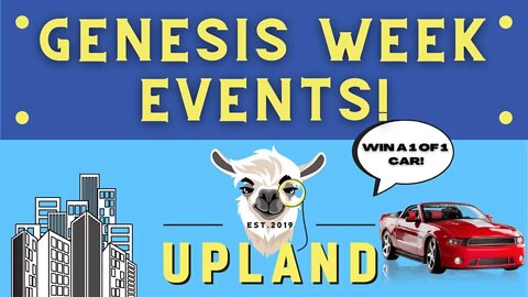 Genesis Week Events!