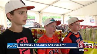 Donations from firework stands