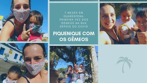 Piquenique com os gêmeos , centro histórico de Morretes