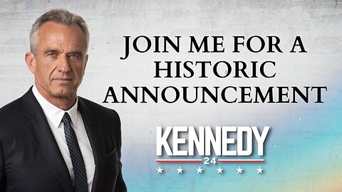 Join Me For A Historic Announcement