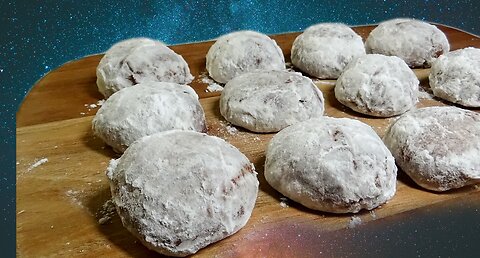 Snowball cookies with Peanut butter (NO Gluten & NO Eggs)