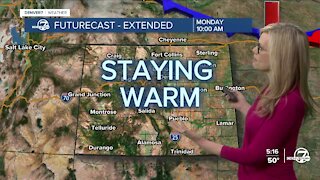 Temps warming back up, no snow for Denver