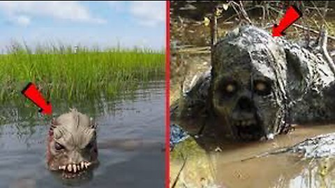 दल्दल मैं मिली 5 सबसे भयानक चीज़।terrifying things found in swamps that actually exist 🙄💫✨