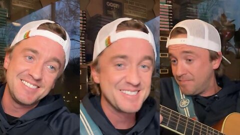 Watch Harry Potter Star Tom Felton Live Singing and Chat with Fans!