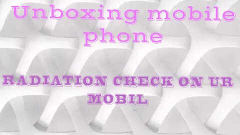 Unboxingmobilephone#How can check mobile radiation#techstylishjyoti#cell phone radiation levels,