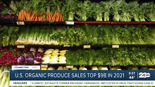 US. organic produce sales top $9B in 2021