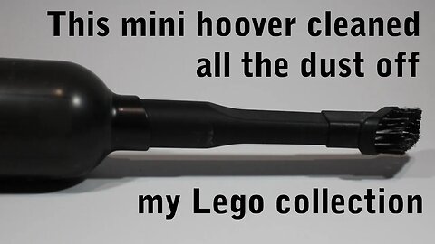 Now there's a MINI HOOVER that can clean your Lego collection! Clean My Bricks honest review
