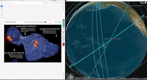 CCP DEW Satellites over Maui August 2023