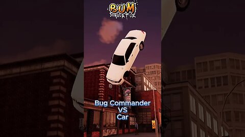 Bug Commander VS Car #gaming #funny #glitch