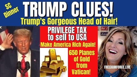 TRUMP CLUES SC, PRIVILEGE TAX TO SELL TO USA, GOLD FROM VATICAN,