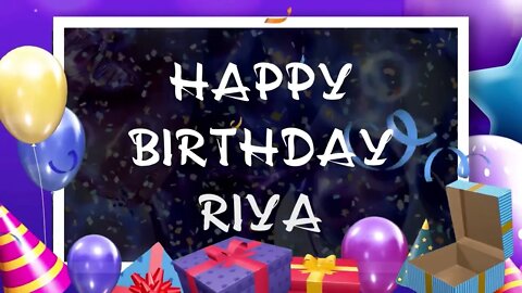 Wish you a very Happy Birthday Riya