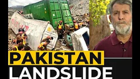 Huge landslide in northwest Pakistan kills at least two, buries vehicles