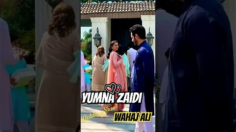 Yumna Zaidi ♡ Wahaj Ali Wedding Shoot 🎬 #yumnazaidi #wahajali #tkdvidzpr #viral #india #shorts