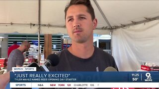 Tyler Mahle "excited" to be Reds opening day starter