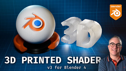 3D Printed Shader v3 for Blender 4