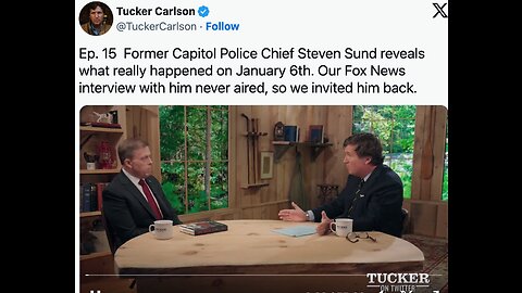 Steven Sund, the Former Capitol Police Chief exposes January 6th