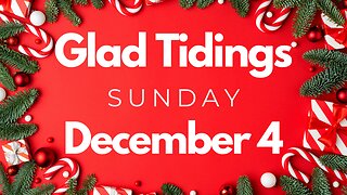 Advent Peace Sunday December 4, 2022 Glad Tidings Flint