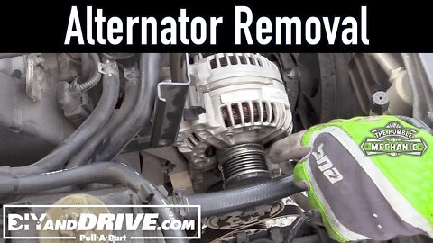 How To Remove A VW Alternator ~ Salvage Yard Tips