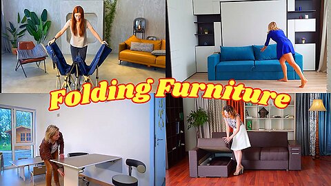 Foldable Furniture Smart Ways to Save Space Ep:29